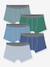 Pack of 5 plain boxers Petit Bateau white 