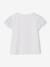 Short-sleeved floral t-shirt white 