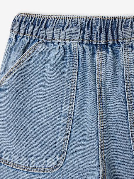 Jeans with Elasticated Waistband, for Babies brut denim+double stone+stone 