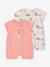 Pack of 2 HELLO KITTY cherry print bodysuit sleepsuits sweet pink 