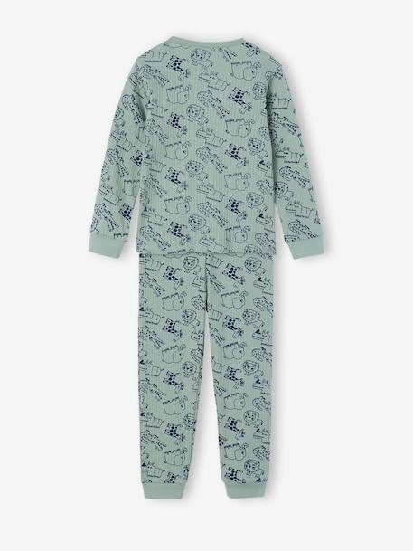 Boy's jungle pyjamas sage green 