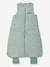 Sleeveless Cotton Muslin Travel Jumpsuit with Moon & Stars Print sage green 
