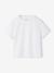Pack of 3 Plain T-Shirts for Girls ecru+pale pink 