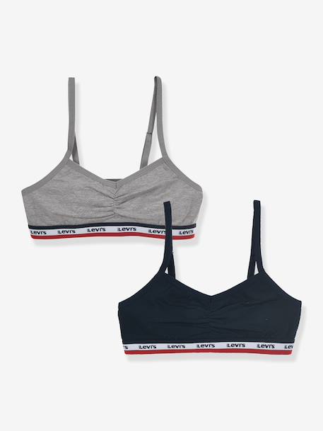 Pack of 2 sports bras Levi's navy blue 