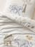 MISSION SAFARI duvet cover and pillowcase bedding set in cotton gauze, with recycled cotton ecru 