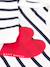 Pyjamas with heart print PETIT BATEAU ecru 