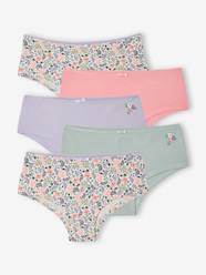 Girls-Pack of 5 girls' maternity shorties