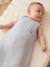 Summer Baby Sleeping Bag in Organic Cotton* Gauze, No Lining coral+grey blue+vanilla 