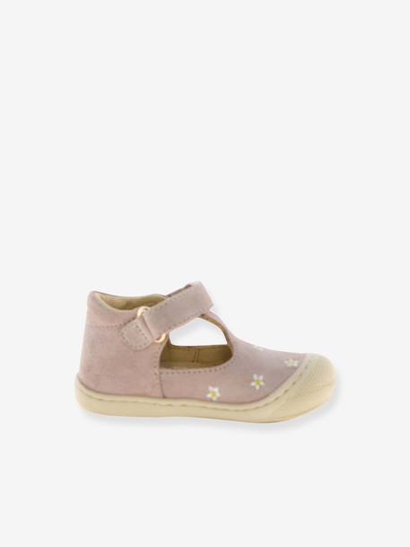 NATURINO ankle boot for children beige+lavender 