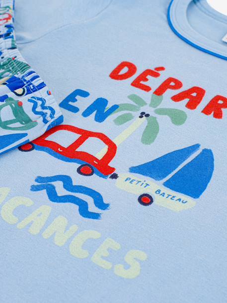 Boy's short pyjamas blue 