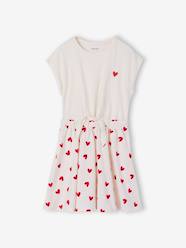 Girls-2-in-1 effect dress for girls 