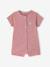 Pack of 2 organic cotton playsuits red 