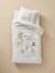 MISSION SAFARI duvet cover and pillowcase bedding set in cotton gauze, with recycled cotton ecru 