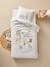 MISSION SAFARI duvet cover and pillowcase bedding set in cotton gauze, with recycled cotton ecru 