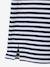Girls' dress in lightweight fleece green+marl grey+sage green+striped blue 