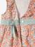 Baby girl's dress with bow and back opening multicoloured 