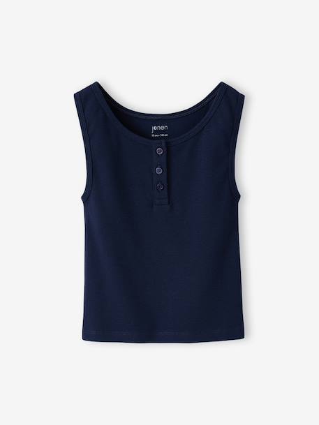 Pack of 2 girl's tank tops Jonen navy blue 