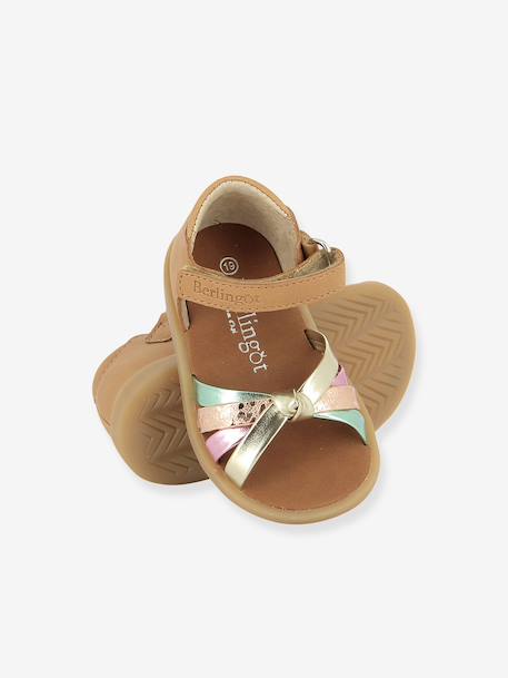 Girls' RO-MINET Berlingot walker sandals camel 