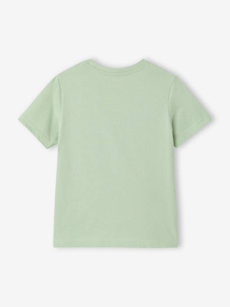 Pack of 3 short-sleeved t-shirts almond green+caramel+navy blue+pecan nut+petrol blue+sage green 