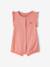 Pack of 2 organic cotton baby girl playsuits ecru 