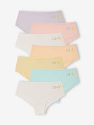 Girls-Pack of 7 basic shorties 