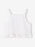 Set of trousers and top with braces white 