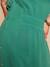 Long shirt-dress for maternity nursing clothes emerald green 