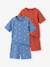 Pack of 2 boys' short pyjamas denim blue 