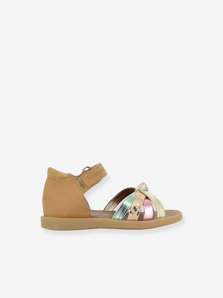 Girls' RO-MINET Berlingot walker sandals camel 