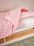 Zipped Bedding Set with Recycled Cotton, CHERRY printed pink 