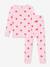 Pyjamas for children with hearts PETIT BATEAU rose 