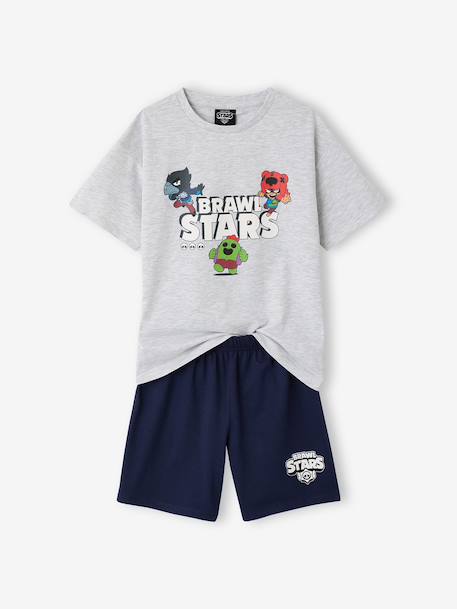 Brawl Stars pyjama short set marl grey 