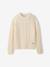 Jonen girl's cable knit jumper vanilla 
