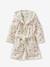 COEUR baby bathrobe, with recycled cotton printed white 
