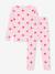 Pyjamas for children with hearts PETIT BATEAU rose 