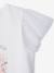 Short-sleeved floral t-shirt white 