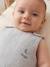 Summer Baby Sleeping Bag in Organic Cotton* Gauze, No Lining coral+grey blue+vanilla 