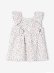 Baby-Baby dress with frill print 