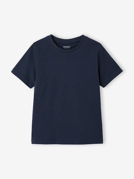 Pack of 3 short-sleeved t-shirts almond green+caramel+navy blue+pecan nut+petrol blue+sage green 