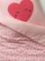 Zipped Bedding Set with Recycled Cotton, CHERRY printed pink 