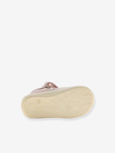 NATURINO ankle boot for children beige+lavender 