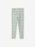 Girls' floral print sports leggings ecru 