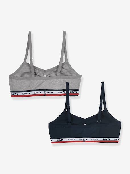 Pack of 2 sports bras Levi's navy blue 