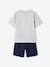 Brawl Stars pyjama short set marl grey 
