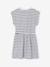 Minnie short-sleeved striped dress striped navy blue 