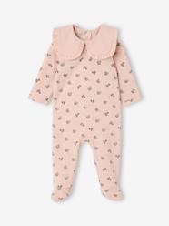 Baby-Sleepsuit for baby girls in organic cotton 