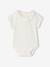 Pack of 2 Short-Sleeved Bodysuits with Fancy Collar, for Babies coral+sage green 