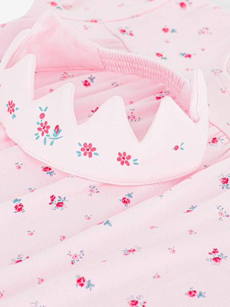 Nightie and tiara PETIT BATEAU pale pink 