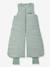 Sleeveless Cotton Muslin Travel Jumpsuit with Moon & Stars Print sage green 