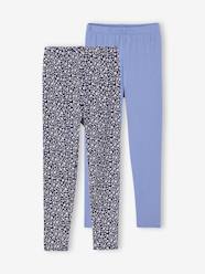 Girls-Pack of 2 Basics Leggings for Girls